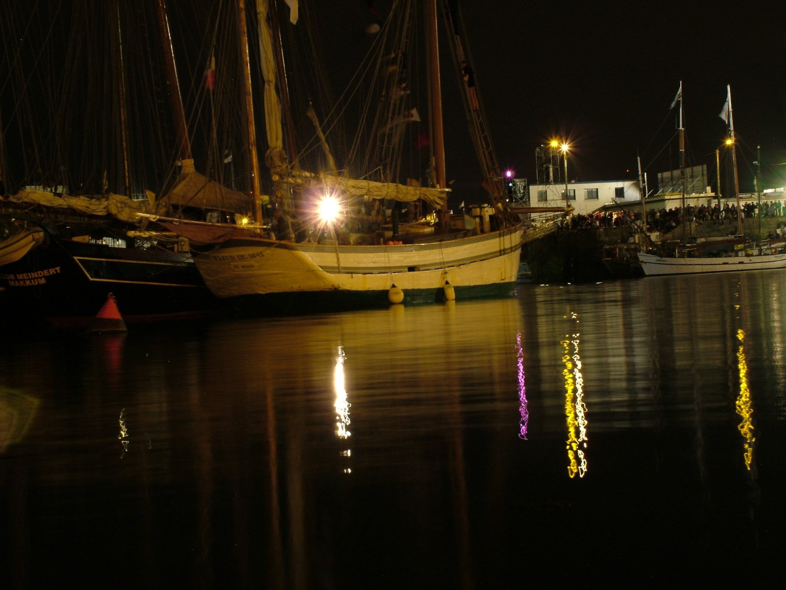 Le port la nuit – Brest 2008