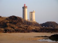 Le phare Petit Minou, depuis la plage