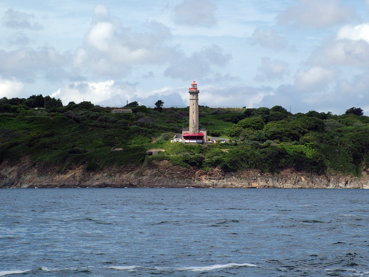 Le phare de Portzic – depuis la rade de Brest