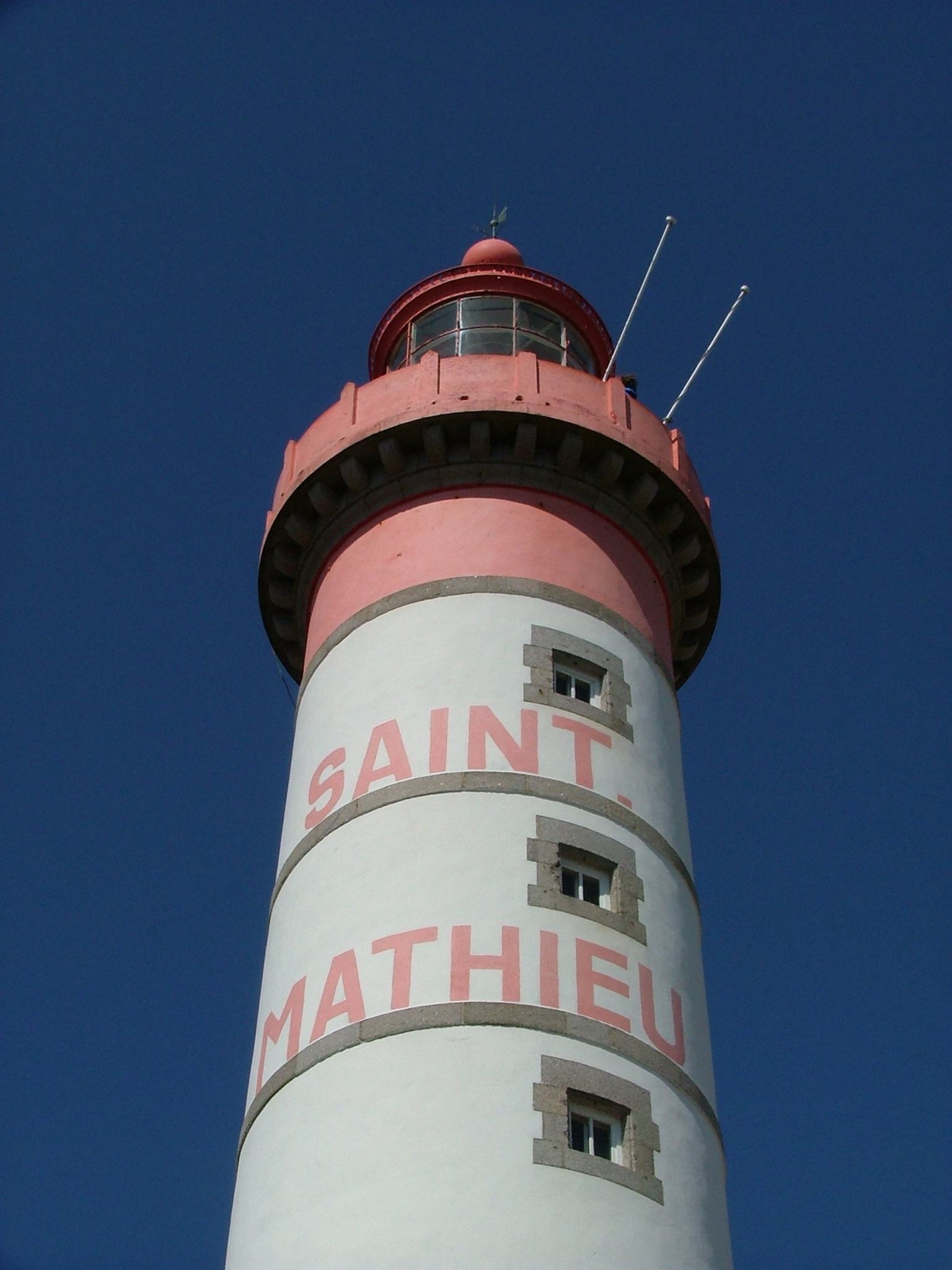 Saint Mathieu, 56 mètres au dessus de la mer